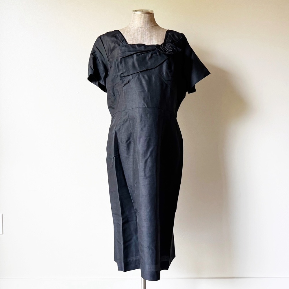 Vintage 1950’s Handmade Black Dress